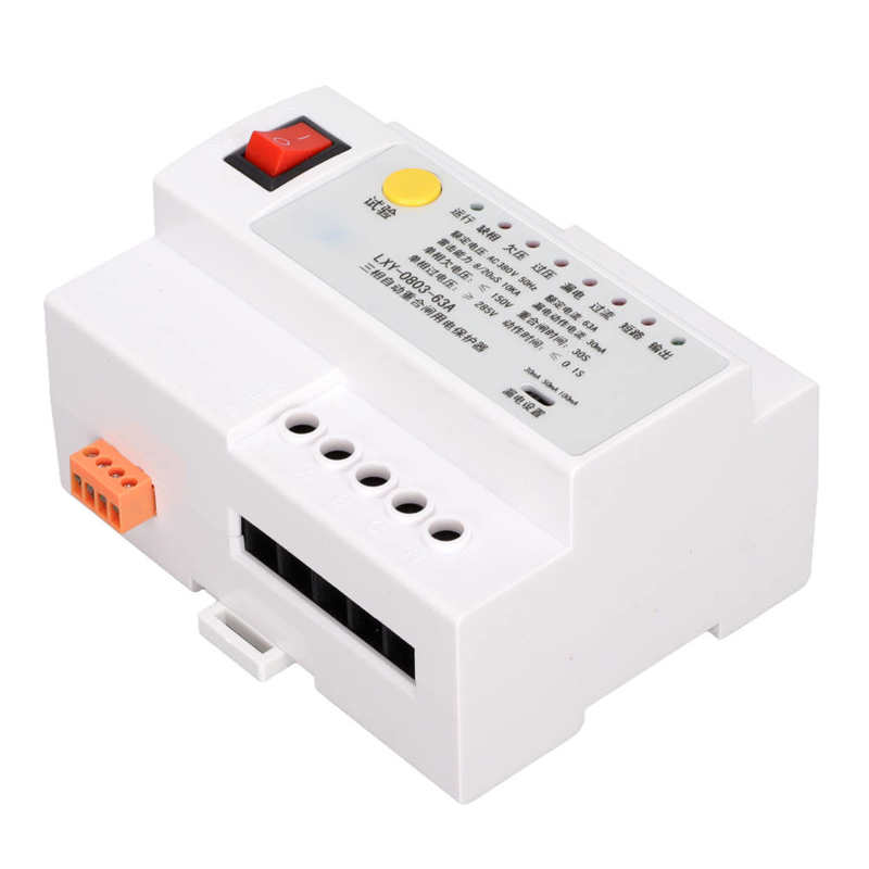 Current Circuit Breaker 3 Phase Short Circuit Overvoltage Protect Electric Leakage Protect Miniature Circuit Breaker